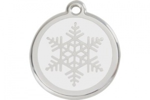 Snowflake Cat ID Tag